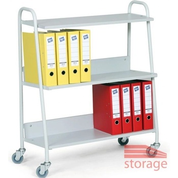 Prepravný vozík na šanóny Biedrax VK3624T - farba čerešňa