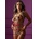 Daring Intimates Roses Strappy Teddy with Pasties S/M