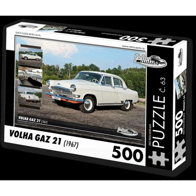 Retro-auta Volha GAZ-21 1967 500 dílků