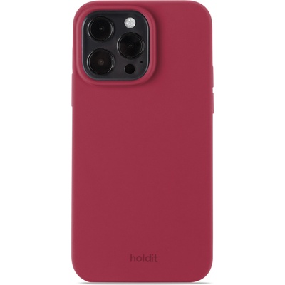 Holdit Гръб Holdit Silicone Case за iPhone 15 ProMax - Red Velvet