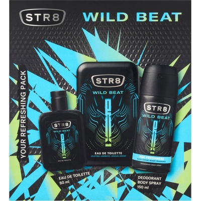 STR8 wild beat EDT 50 ml + deo 150 ml sada