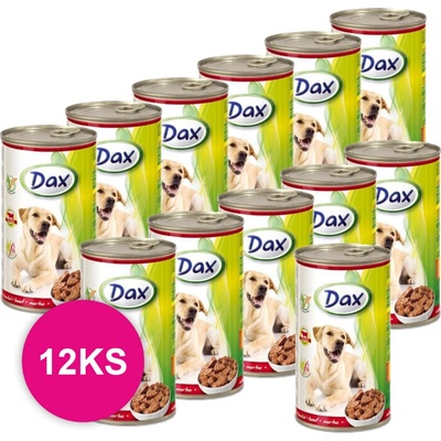 Dax Dog Hovädzie kúsky v omáčke 12 x 1240 g