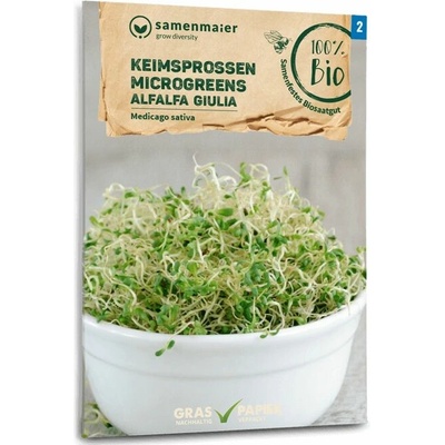 Gusta Garden Microgreens Alfalfa (Tolica lucerna) 4 ks