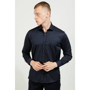 Centone Мъжка Regular Fit риза - Тъмносиня #357813 (357813_Тъмносин)