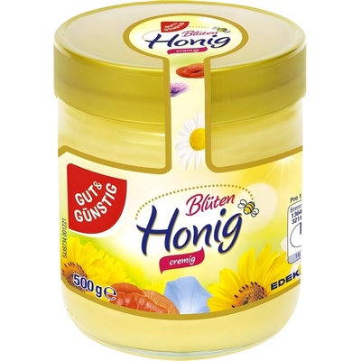 Gut & Günstig včelí med jemně krémový 500 g