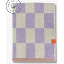 Mette Ditmer osuška z bio bavlny Retro 70 x 133 cm světle žluto fialová