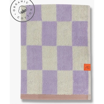 Mette Ditmer osuška z bio bavlny Retro 70 x 133 cm světle žluto fialová