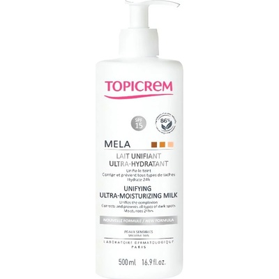 Topicrem MELA hydratační tělové mléko Unifying Ultra-Moisturizing Milk 200 ml