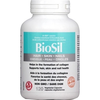Natural Factors BioSil Коса, кожа и нокти 118 mg 120 V капсули | Natural Factors (0157 PN)