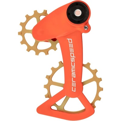 Ramínko přehazovačky Ceramic Speed OSPW X Sram Eagle AXS Fiery Orange/Bronze Coated LTD