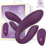 Engily Ross Divel Couples Toy with Remote Purple