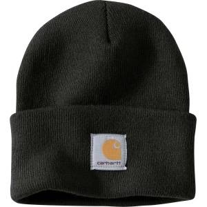 Carhartt Мъжка зимна шапка (beanie) Carhartt Watch Hat Beanie - Black - размер One Size (204-7042-0111)