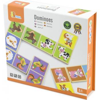 Dřevěné domino Domácí zvířata