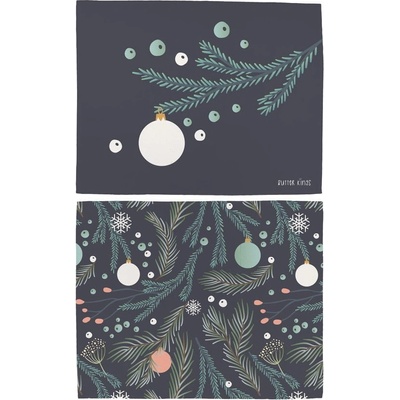 Butter Kings Vianočné látkové prestieranie Christmas Deco 2 ks 35x45 cm