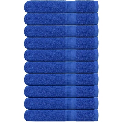 vidaXL Кърпи FROGN 10 бр. Сини 100x200 см 360 г/м2 (136724)