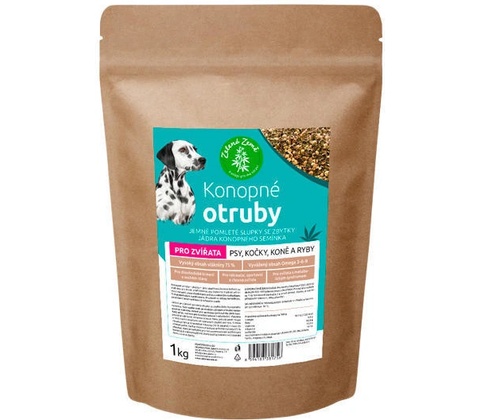 Konopné otruby 1 kg
