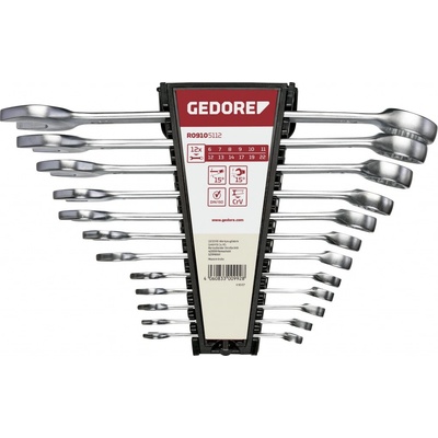 Gedore RED sada očkoplochých kľúčov 12-dielna 07 - 29 mm R09105112