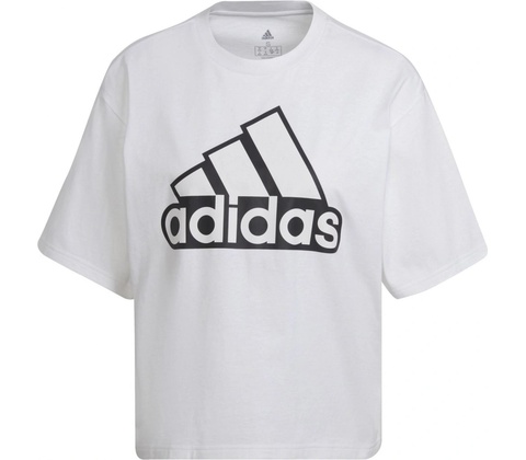 adidas ESSENTIALS LOGO BOXY Biela