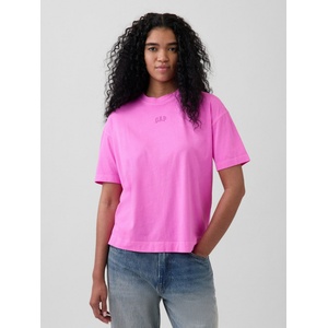 GAP Oversize тениска с лого VintageSoft GAP GAP | Rozov | ЖЕНИ | M