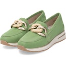 Remonte Dámské kožené mokasíny D1G11-52 zelené