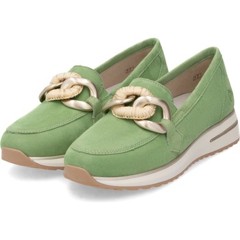 Remonte Dámské kožené mokasíny D1G11-52 zelené