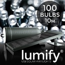 Solárna LED reťaz s USB Solarcentre Lumify LW100 100 LED 10m studená biela