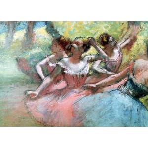 Ravensburger - Puzzle Edvard Degas: Four Ballerinas On The Stage - 1 000 piese