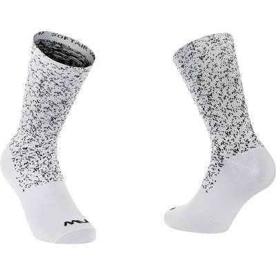 Northwave Мъжки чорапи за колоездене Northwave Stardust Sock Cycling socks - White / Black - размер 36-39 (EU) (207-1262-0312)
