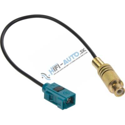 Adaptér FAKRA samica/RCA samica, 25 cm