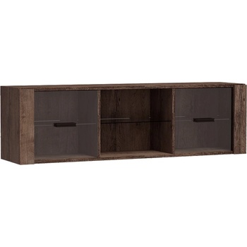 Bogdan Furniture Europe Стенна етажерка Indianapolis I-21, тъмна пепел