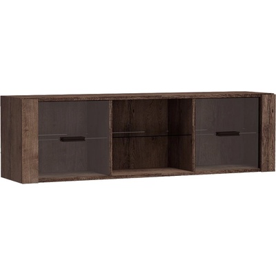 Bogdan Furniture Europe Стенна етажерка Indianapolis I-21, тъмна пепел