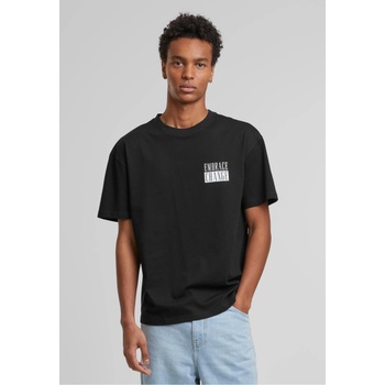 Mister Tee Тениска Embrace Change Oversize Tee black XXLUB-MT3589-00007 - Тъмносив, размер 5XL
