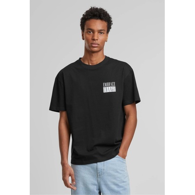 Mister Tee Тениска Embrace Change Oversize Tee black XXLUB-MT3589-00007 - Тъмносив, размер 5XL