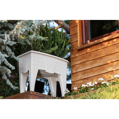 ALFIstyle Sadbovač s čírym vekom, výška 76cm, biely