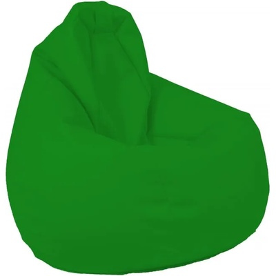 PUFRELAX Пуф, круша за деца 4-14 г. , 160л. Nirvana Light, Panama Green, Водоустойчив, Перящ се калъф, Пълнеж от Полистиролни перли (PUF-G-NL-PEX-GR)