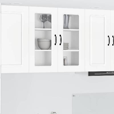 vidaXL Панел за миялна машина Kalmar Бяло 80 x 31 x 80 см (884714)