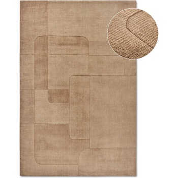 Villeroy&Boch Бежов ръчно изработен вълнен килим 80x150 cm Charlotte - Villeroy&Boch (106170-80x150)