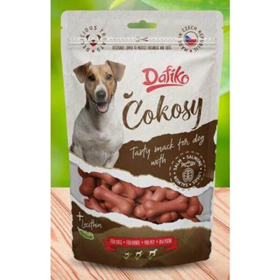 Dafiko Бонбони кокалчета с сьомга 120 грама (02955)