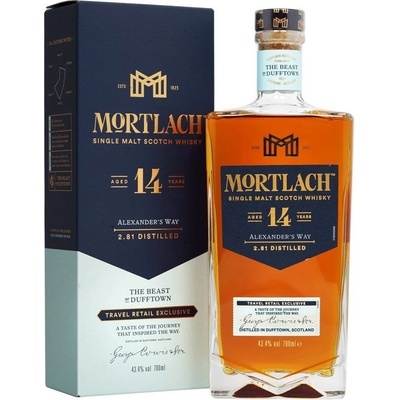 Mortlach 14y 43,4% 0,7 l (karton)