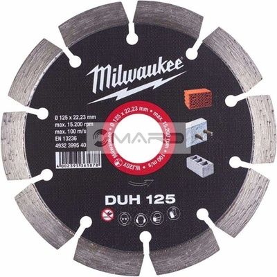 Milwaukee Kotouč Diamantový řezný segmentový125 x 22,2 mm 4932399540