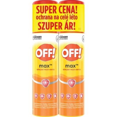 Off! Max spray 2 x 100 ml