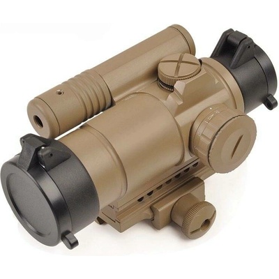 Aim-O M4 Red/Green Dot s indikátorem Dark Earth