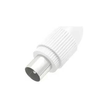 Image 1 of Hama Антенен конектор HAMA Coax plug, Коаксиален мъжко, Бял (HAMA-205213)