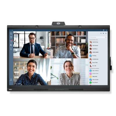 SHARP/NEC LFD 55" MultiSync WD551, 3840x2160, 400cd, 16/7, 1xHDMI, 2xUSB-C, RS232, microphone,camera and room sensors 60005140