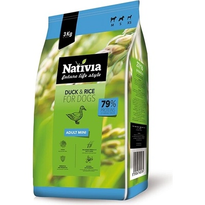 Nativia Adult Mini Duck & Rice 6 kg