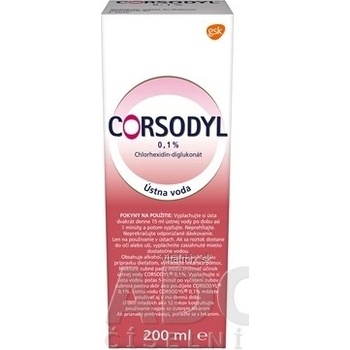 Corsodyl 0,1% 200 ml