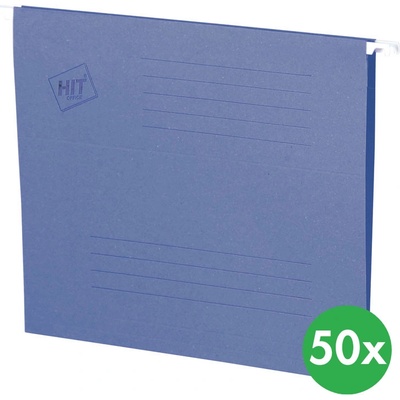 HIT Office Závesné dosky A4, modré, 50 ks