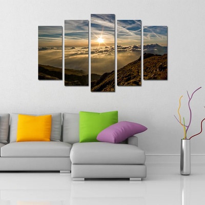 Art gift Декоративен панел за стена Залез от върха