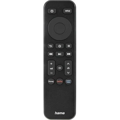 Hama Универсално дистанционно Hama за TV + Netflix, Prime Video, бутони Disney+, програмируемо (HAMA-40070)