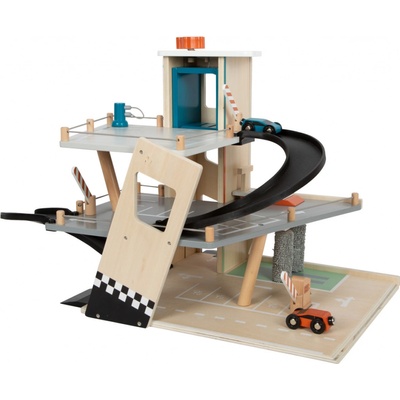 Small Foot Dřevěné závodní parkoviště